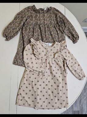 3T H&M Girls Floral Dresses